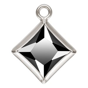 5.0mm Black 3A CZ Square Bezel Drop SPAT