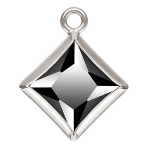 5.0mm Black 3A CZ Square Bezel Drop SPAT