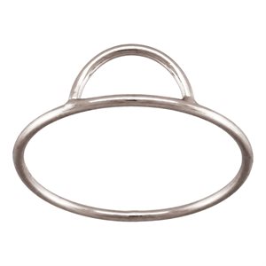 5mm Single Arch Ring (1mm Wire) Size 8 AT