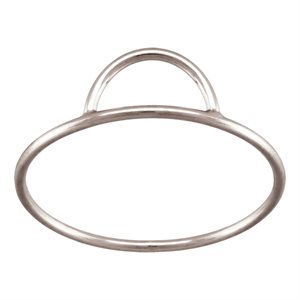 5mm Single Arch Ring (1mm Wire) Size 9 AT