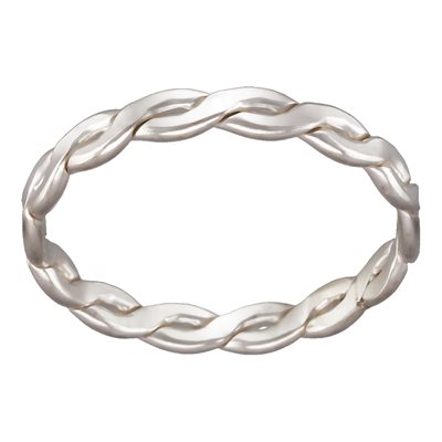 2.4mm Woven Ring Size 7 AT 2.4mm Woven Ring Size 7 AT