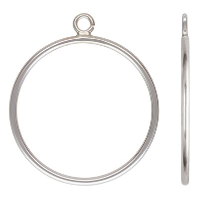 Stacking Ring Size 6 w / Open Jump Ring AT Stacking Ring Size 6 w / Open Jump Ring AT