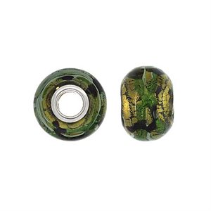 14x10mm Naoto Glass Bead 4.7mm Hole
