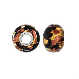 14x10mm Ventunera Glass Bead 4.7mm Hole