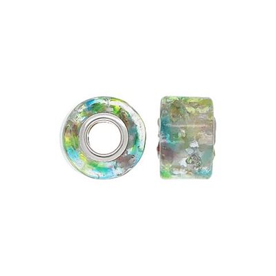 12x8mm Primavera Glass Wheel Bead 4.7mm Hole