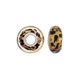 14x7mm Ventunera Glass Bead 4.7mm Hole