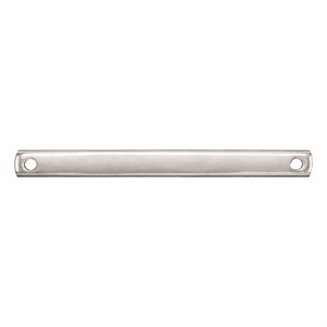 2.5x25.4mm Bar (0.7mm) w / 2 0.9mm Holes AT