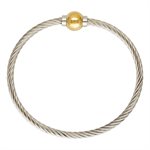 6.5" Threaded GF Ball Cable Bracelet AT