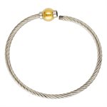 6.5" Threaded GF Ball Cable Bracelet AT