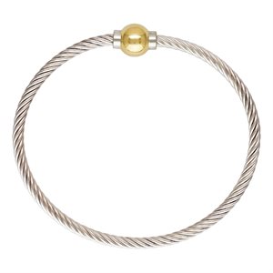 7.0" Threaded GF Ball Cable Bracelet AT