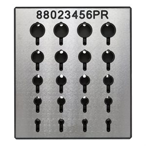 2,3,4,5,6mm Bezel Post Earring Setting Block