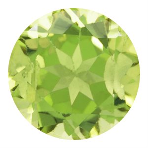 6.0mm Round Peridot (Silver Quality)