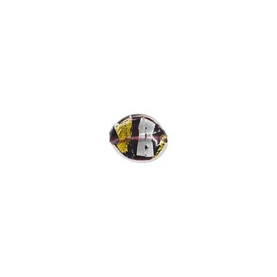 15mm Silver & Gold Twist Bead 15mm Silver & Gold Twist Bead