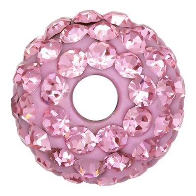 8.0mm Rose Crystal Bead 2.5mm Hole 8.0mm Rose Crystal Bead 2.5mm Hole