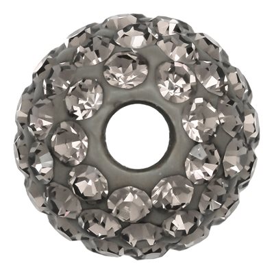 10.0mm Black Diam. Crystal Bead 2.5mm Hole 10.0mm Black Diam. Crystal Bead 2.5mm Hole