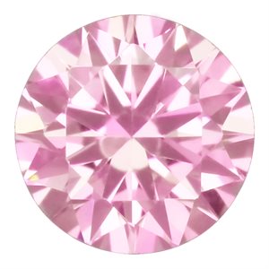 2.0mm Round Pink CZ 3A-Quality