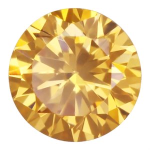 2.0mm Round Champagne CZ 3A-Quality