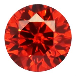 2.0mm Round Ruby CZ 3A-Quality