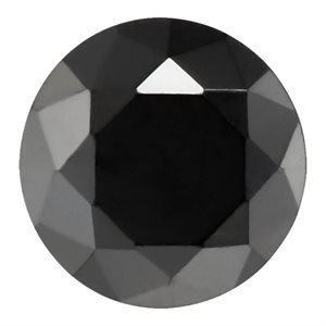 3.0mm Round Black CZ 3A-Quality