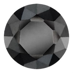 4.0mm Round Black CZ 3A-Quality