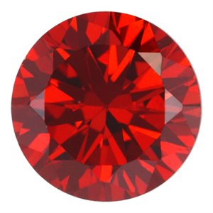 4.0mm Round Garnet CZ 3A-Quality