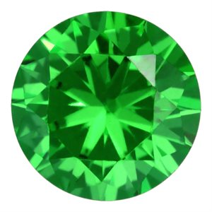 4.0mm Round Green CZ 3A-Quality