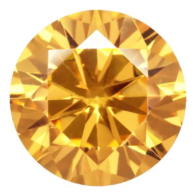 6.0mm Round Champagne CZ 3A-Quality 6.0mm Round Champagne CZ 3A-Quality