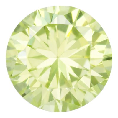 6.0mm Round Lime CZ 3A-Quality