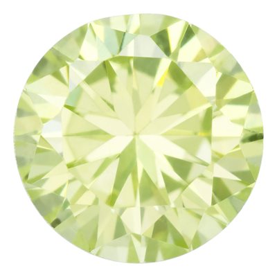 6.0mm Round Lime CZ 3A-Quality 6.0mm Round Lime CZ 3A-Quality
