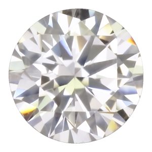 2.5mm Round White CZ 4A-Quality