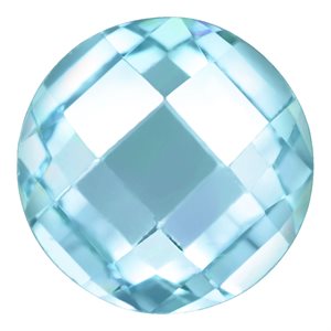 4.0mm DSCB Aquamarine 3A CZ