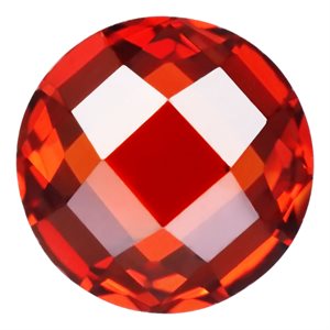 6.0mm DSCB Garnet 3A CZ