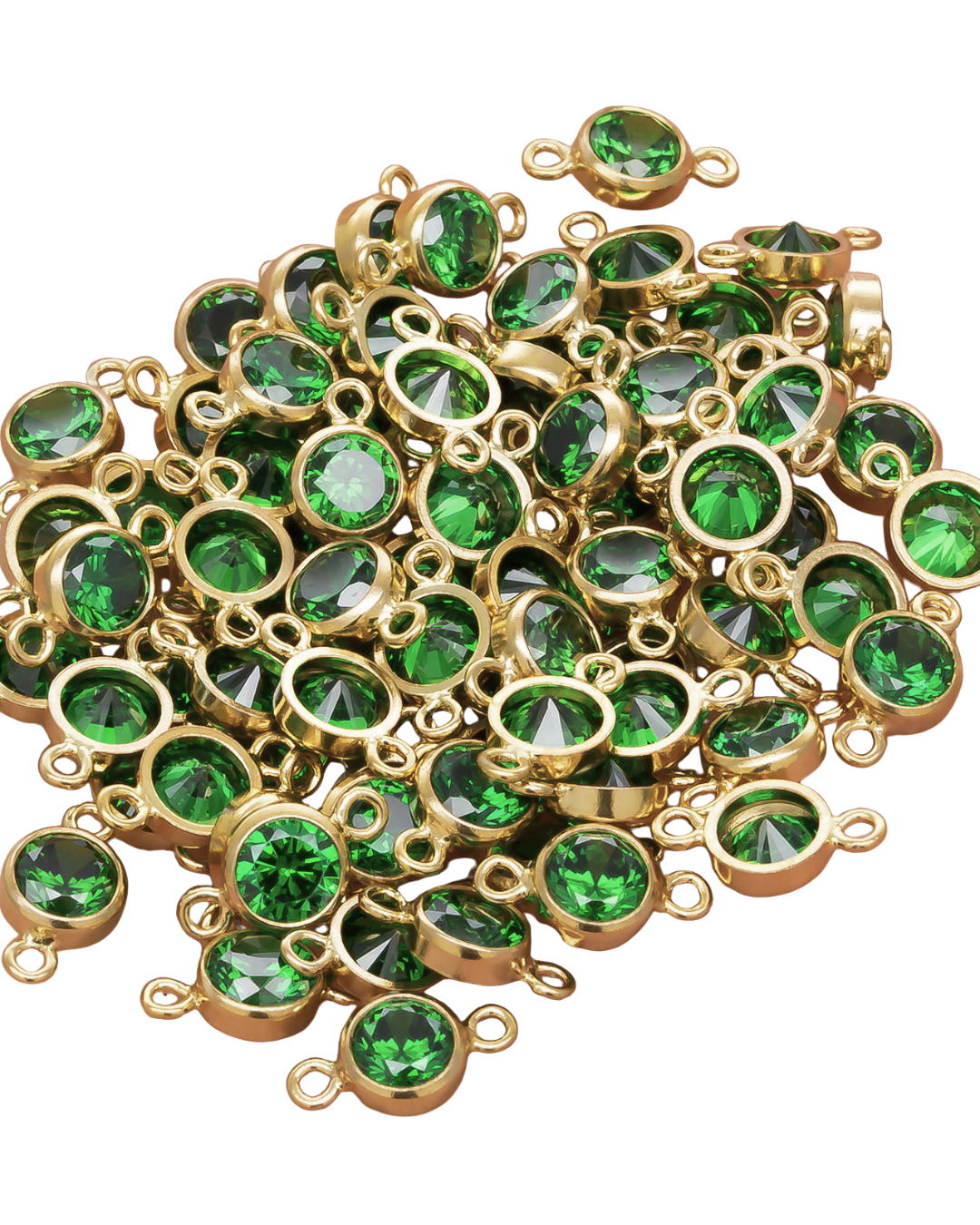 3.0mm Green 3A CZ Bezel Connector