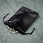 4x5.5" AT Black Fabric Pouch