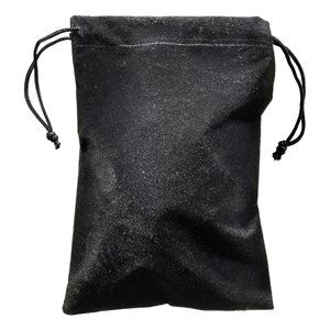 5x7" Anti Tarnish Black Fabric Pouch