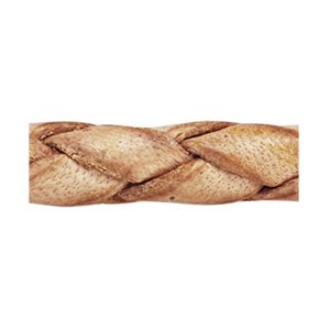 3mm Antique Natural Braided Leather 25 Mtr