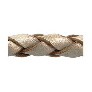3.0mm Pearl Braided Leather (25 Mtr Spool)