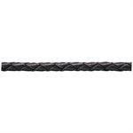 3.0mm Black Braided Leather (25 Mtr Spool)