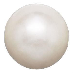 7.0-8.0mm White Potato Pearl W / 1.2mm Hole