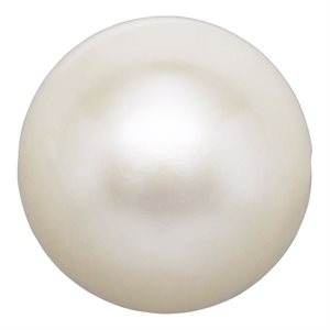 8.0-9.0mm White Potato Pearl W / 1.2mm Hole