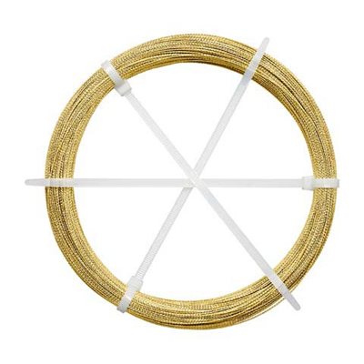 22ga .025" (.64mm) 3# Hard Glitter Wire Coil