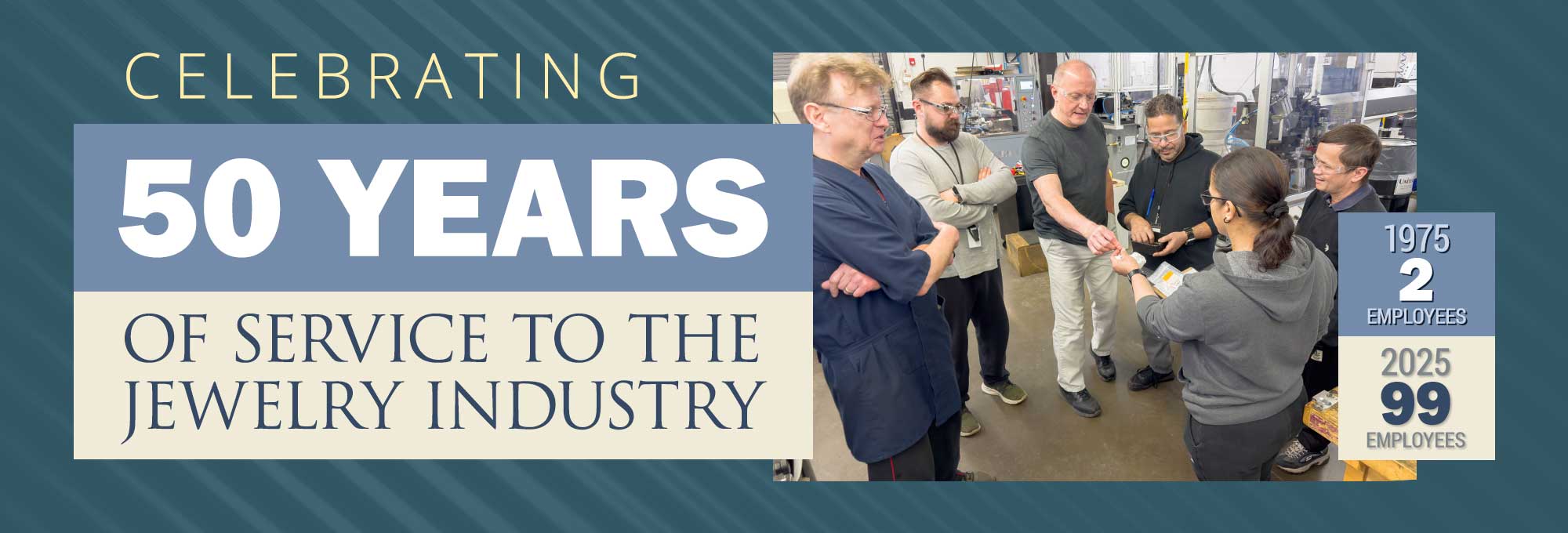 Celebrating 50 Years of Service to the Jewelry Industry