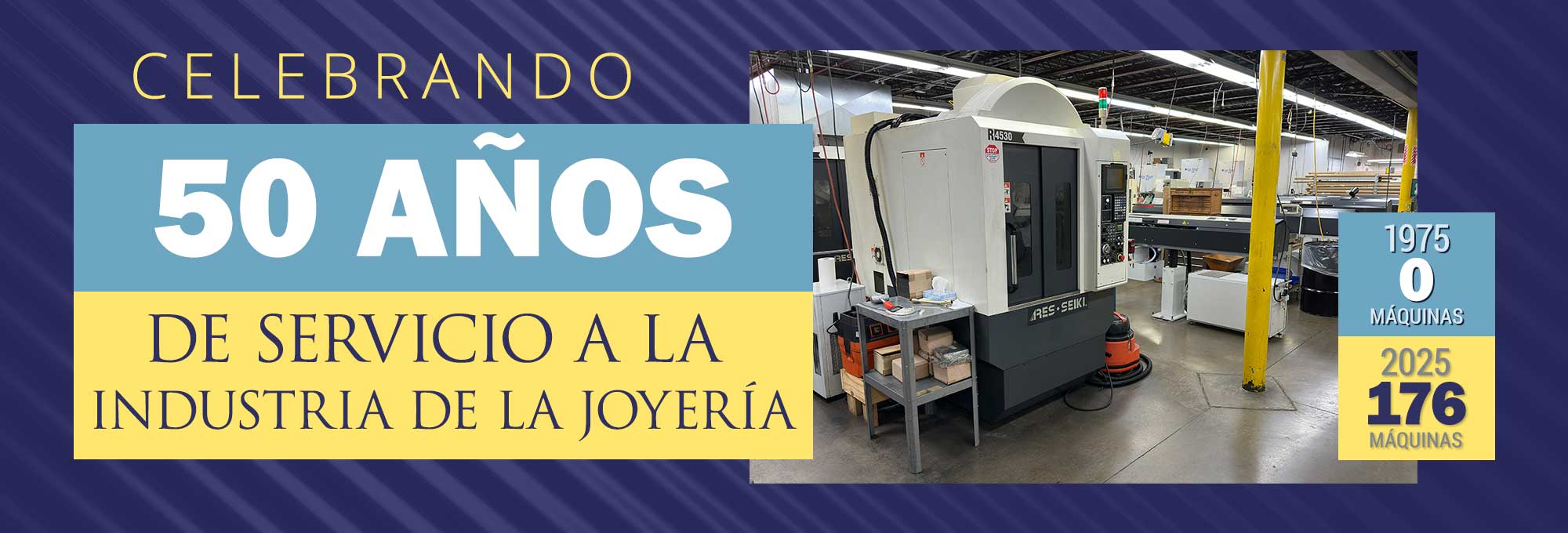 Celebrando 50 años de servicio a la industria de la joyería