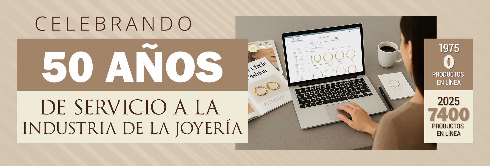 Celebrando 50 años de servicio a la industria de la joyería