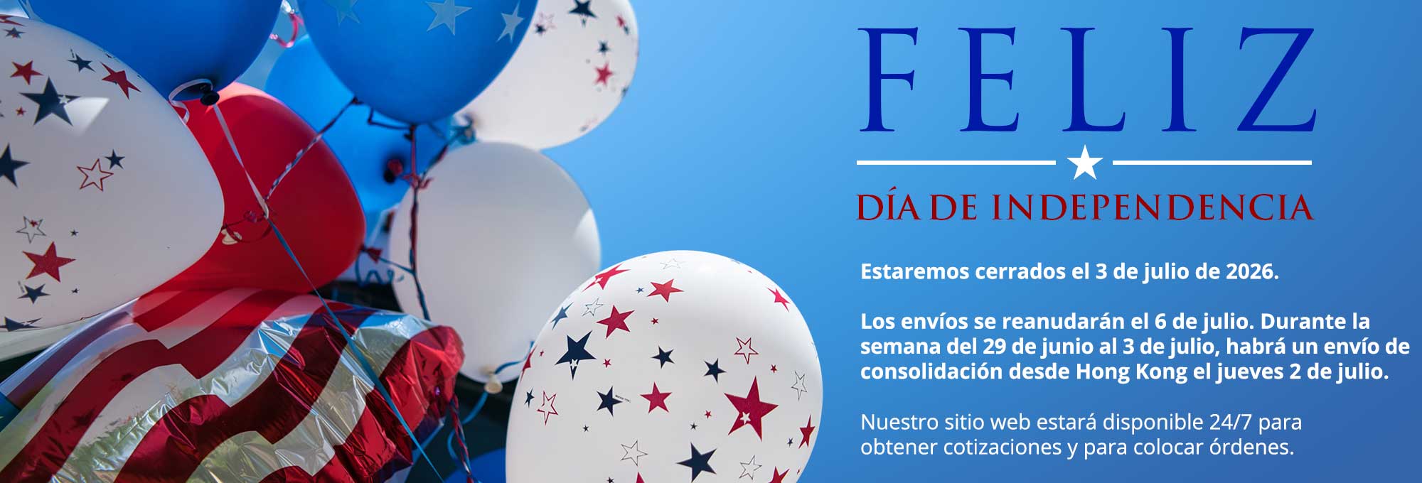 Feliz día de Independencia